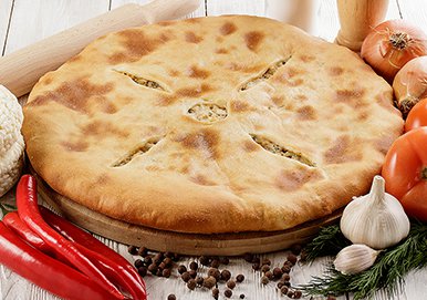 Заказать Пирог с курицей и сыром Пирог с курицей и сыром